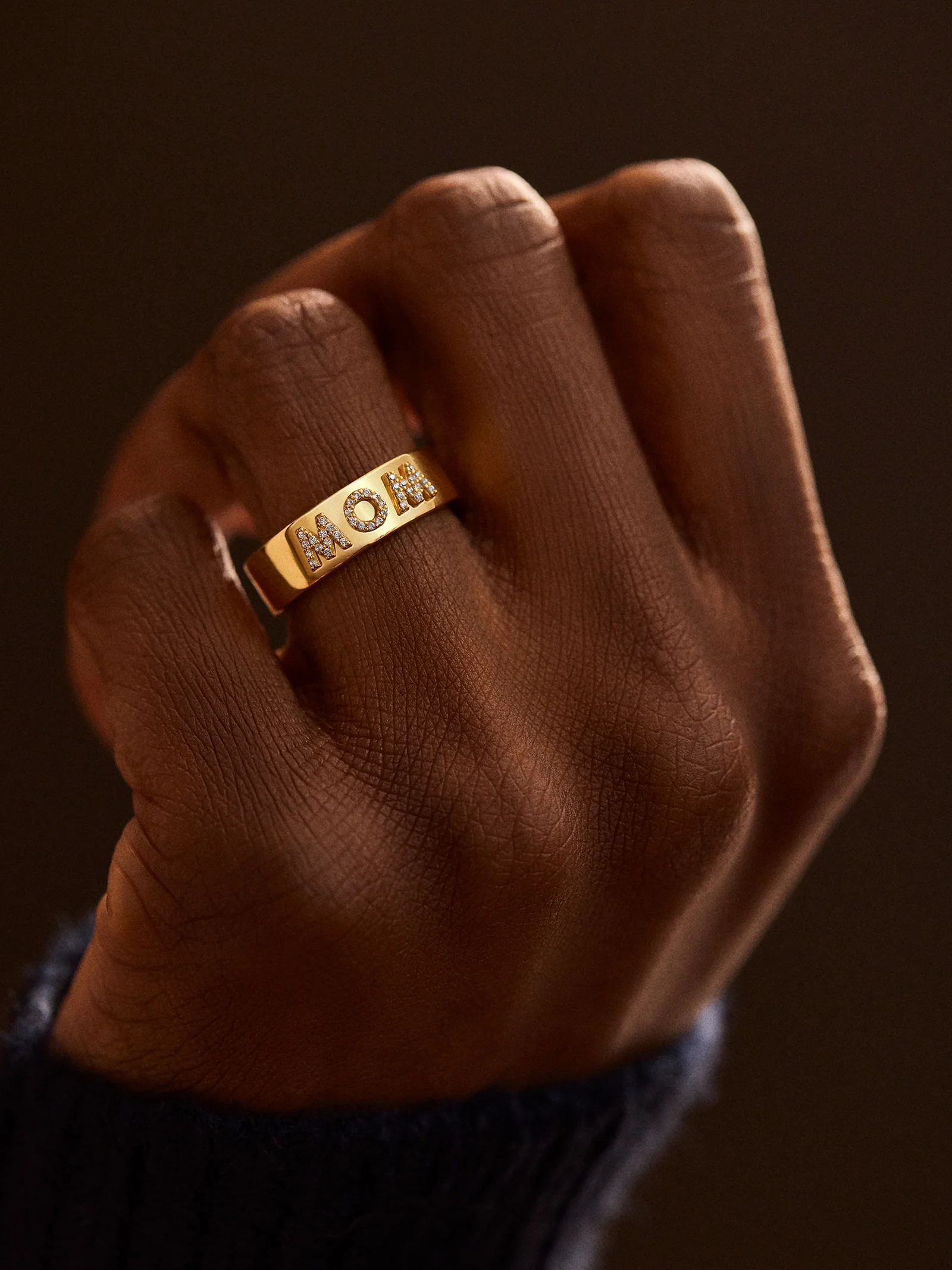 14K Gold Custom Block Ring - 14K Gold - Image 4