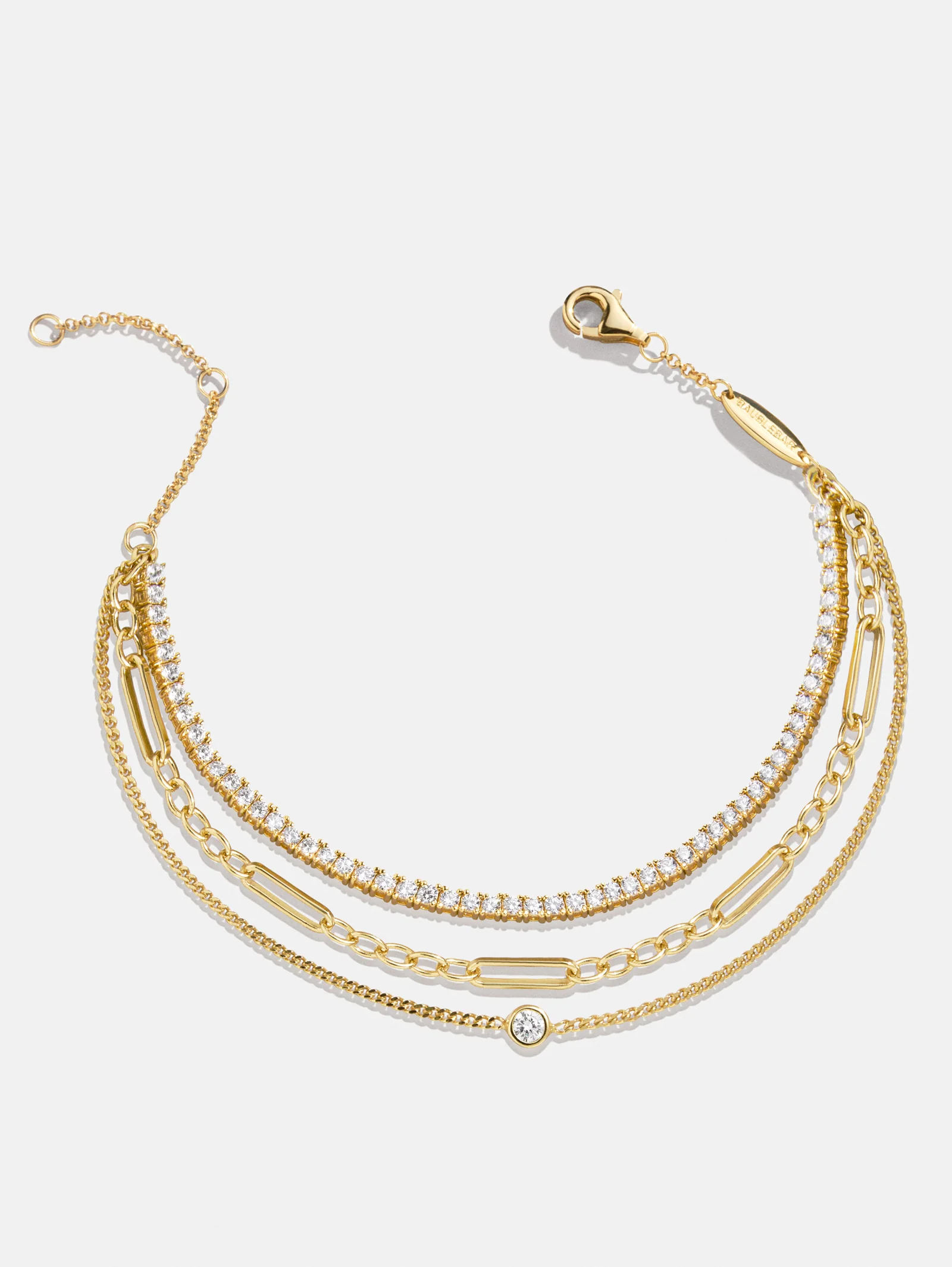 Zora 18K Gold Layered Bracelet - Zora 18K Gold Layered Bracelet - Image 3