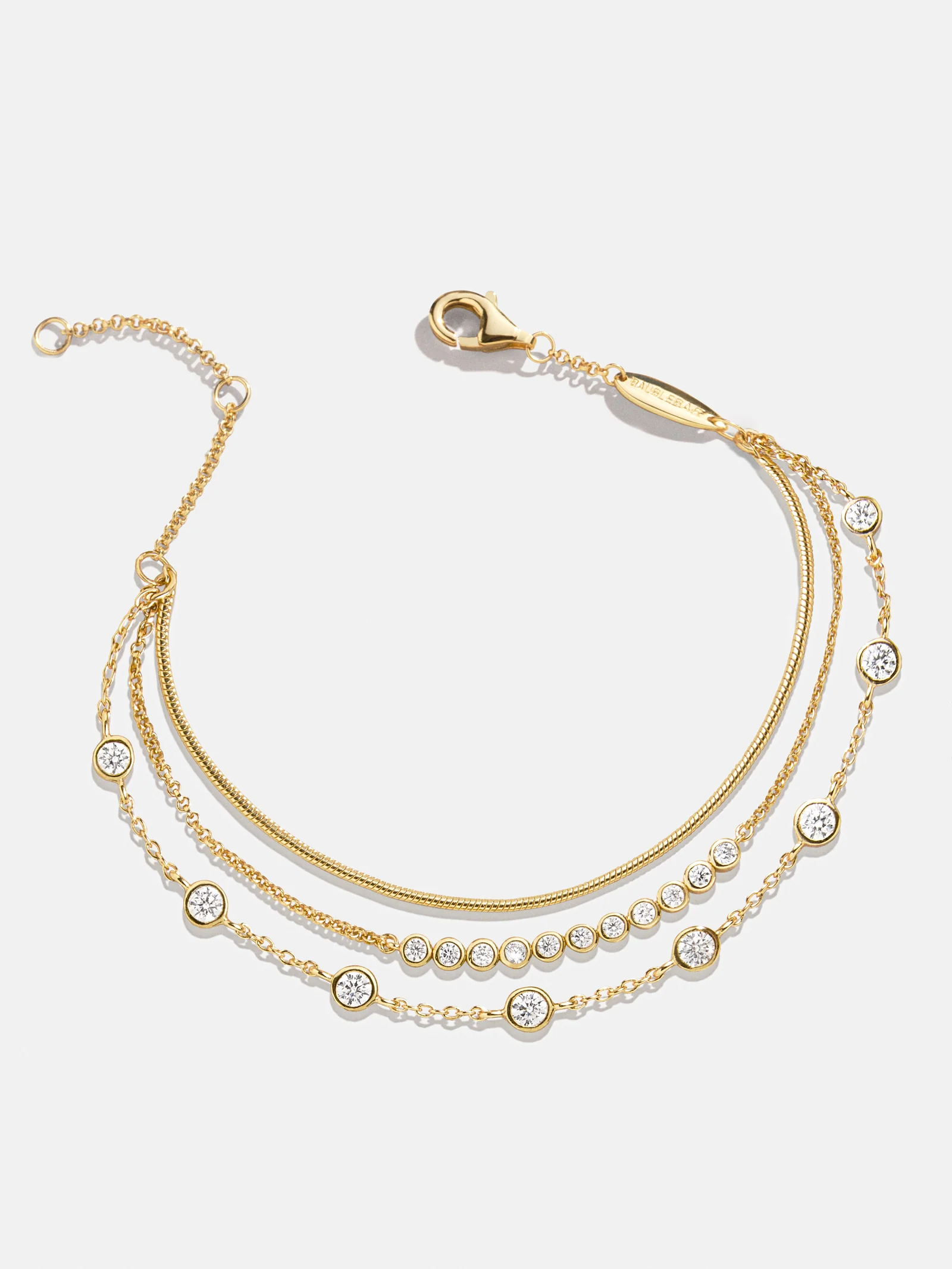 Selene 18K Gold Layered Bracelet - Selene 18K Gold Layered Bracelet - Image 3