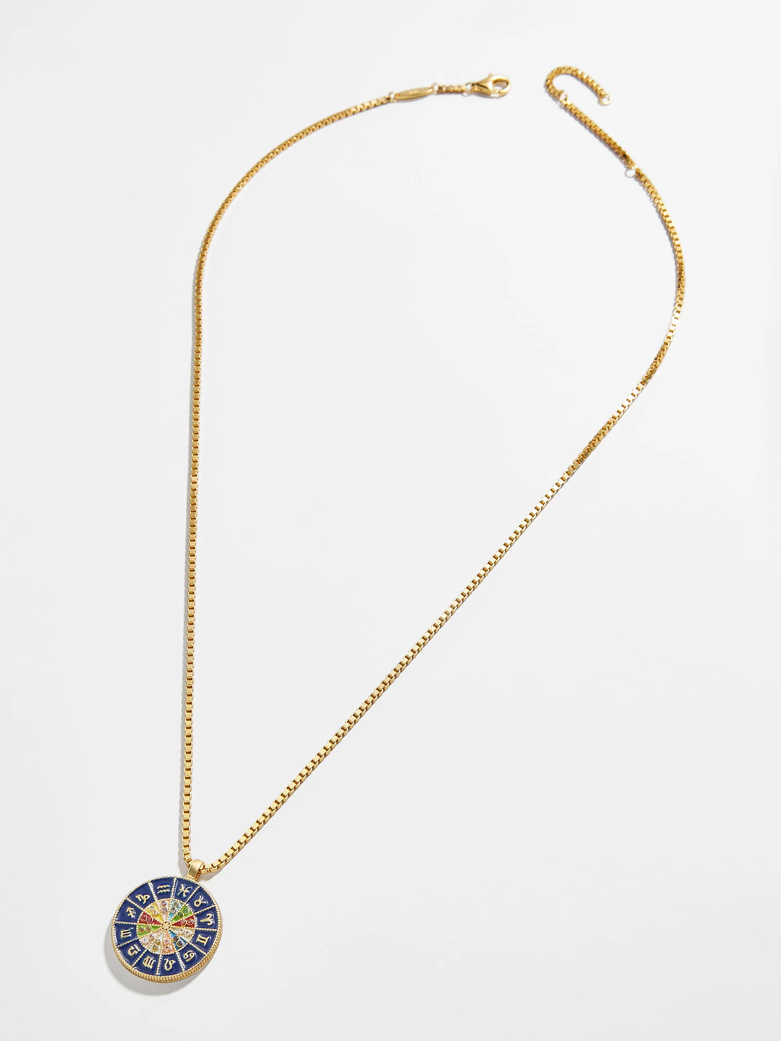 18K Gold Reversible Medallion Necklace - Astro - Image 5
