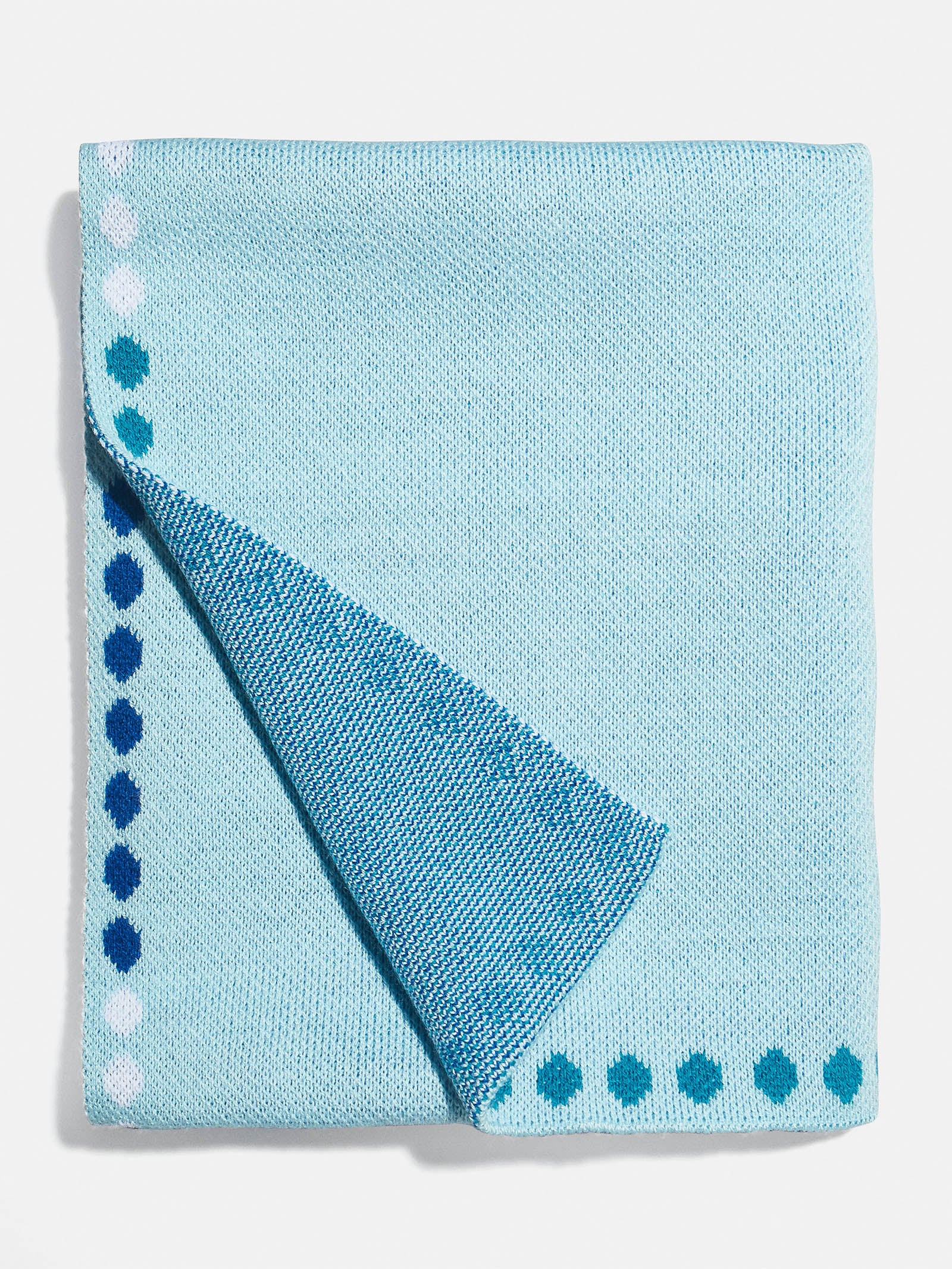 Baby Steps Kids' Custom Blanket - Light Blue/Navy - Image 4