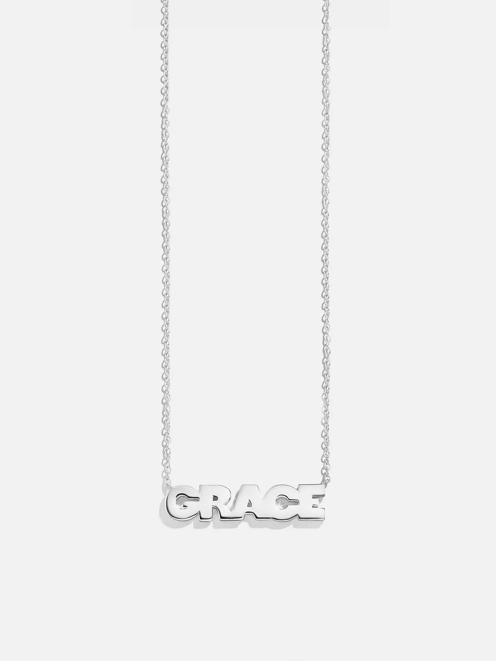 14K Gold Custom Nameplate Necklace - Bold - Image 7