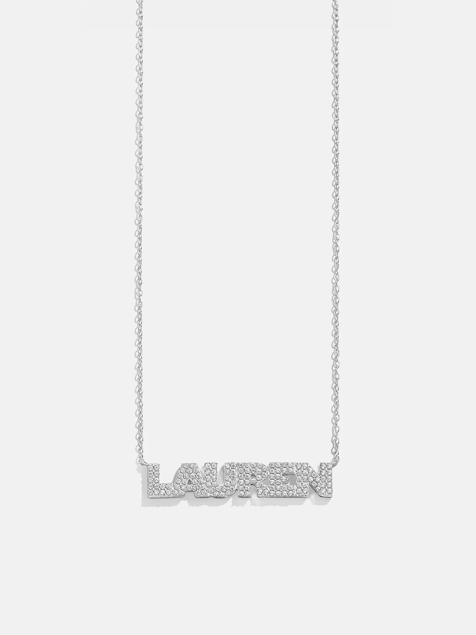 14K Gold Custom Nameplate Necklace - Bold - Image 9