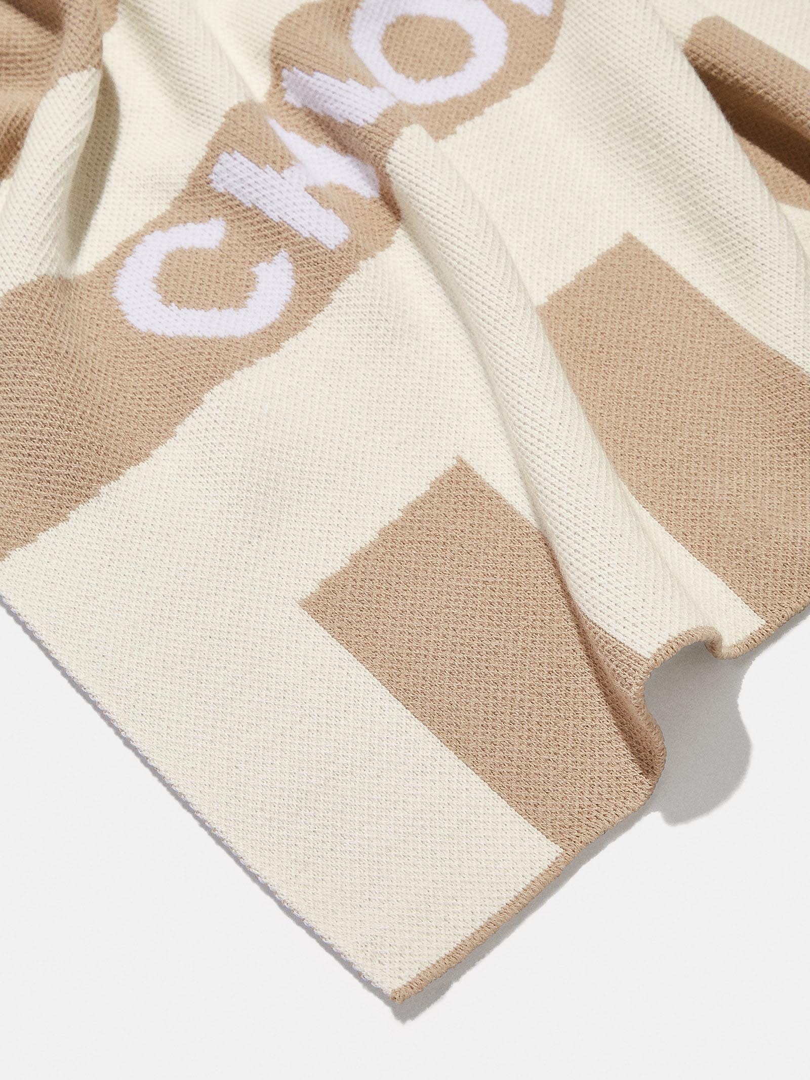 Criss Cross Custom Blanket - Natural/Beige - Image 4