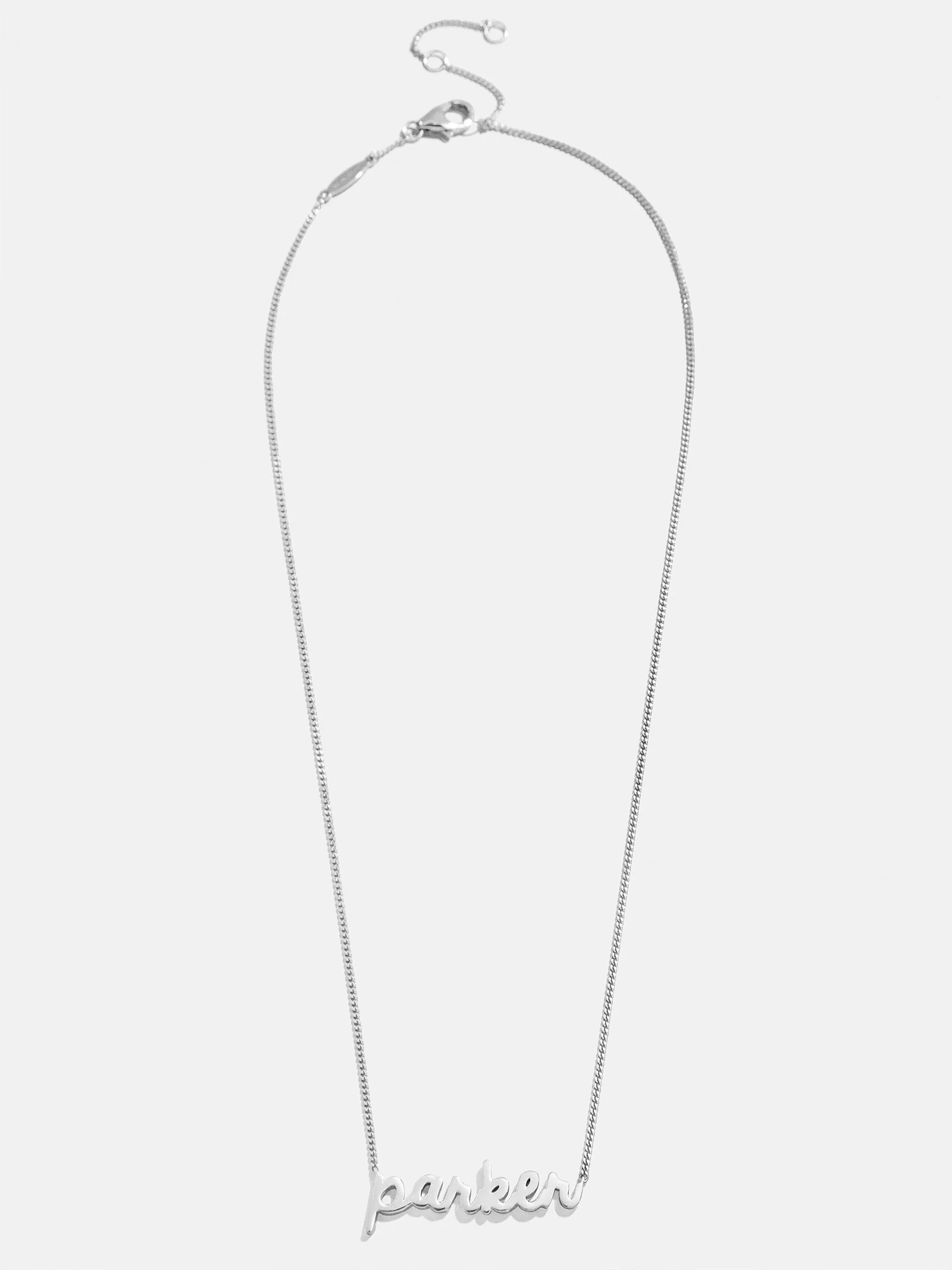 14K Gold Custom Nameplate Necklace - Script - Image 12