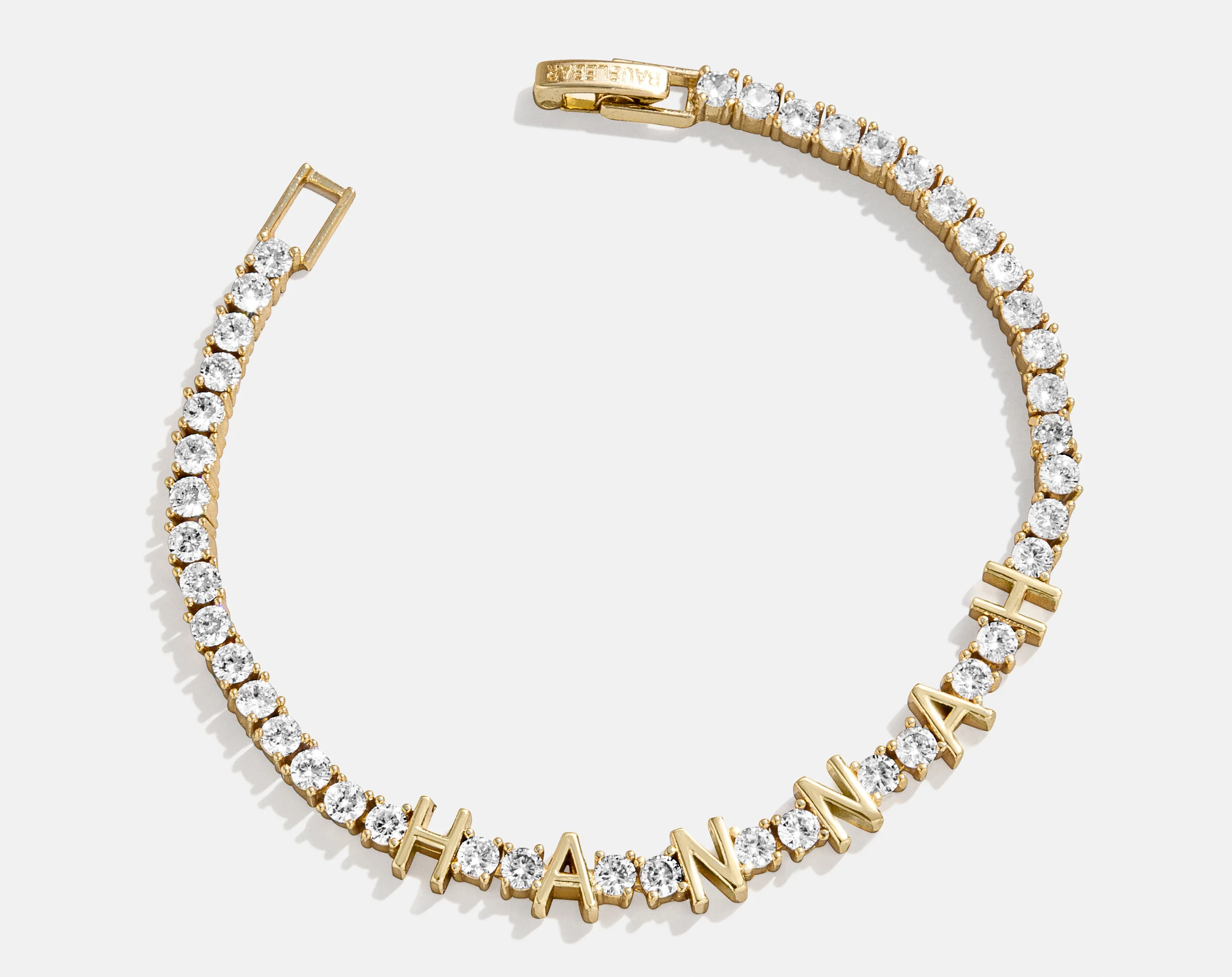Custom Tennis Bracelet - Gold/Pavé - Image 3