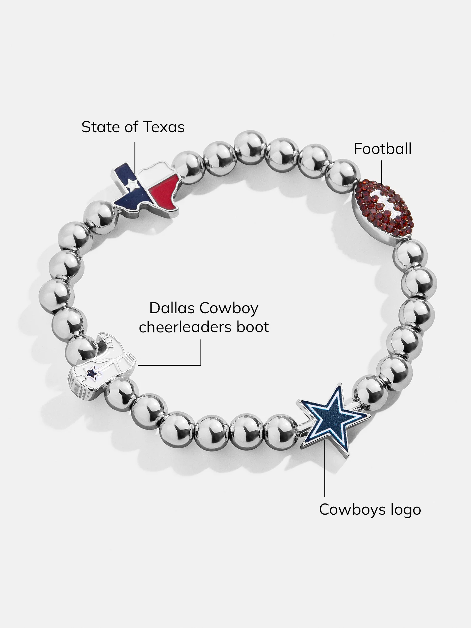 NFL Pisa Charm Bracelet - Dallas Cowboys - Image 3