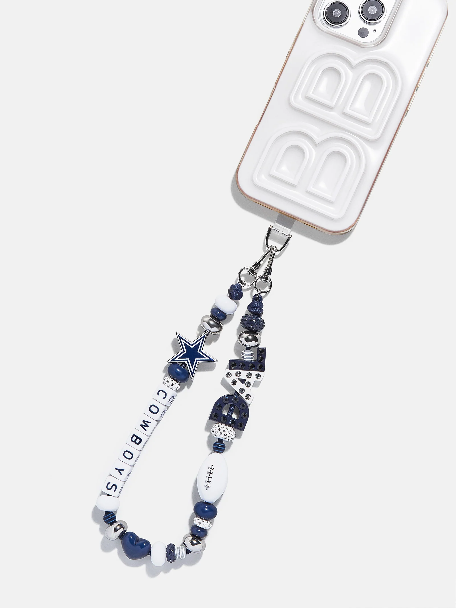 NFL Beaded Phone Charm - Dallas Cowboys - Image 3
