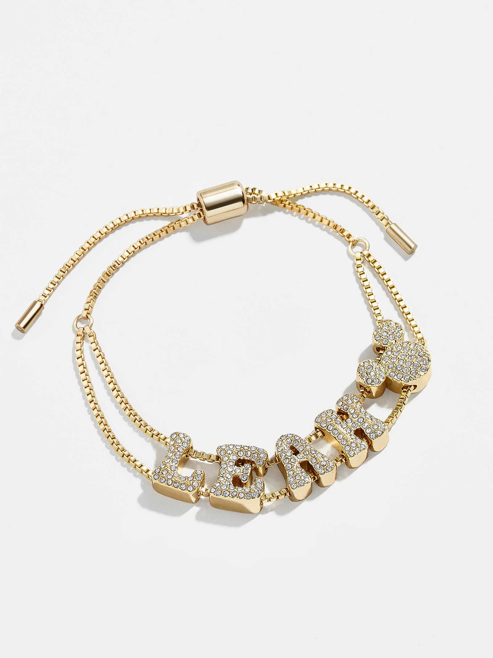 Disney Mickey Mouse Custom Slider Bracelet - Pavé Bubble Double Strand - Image 4