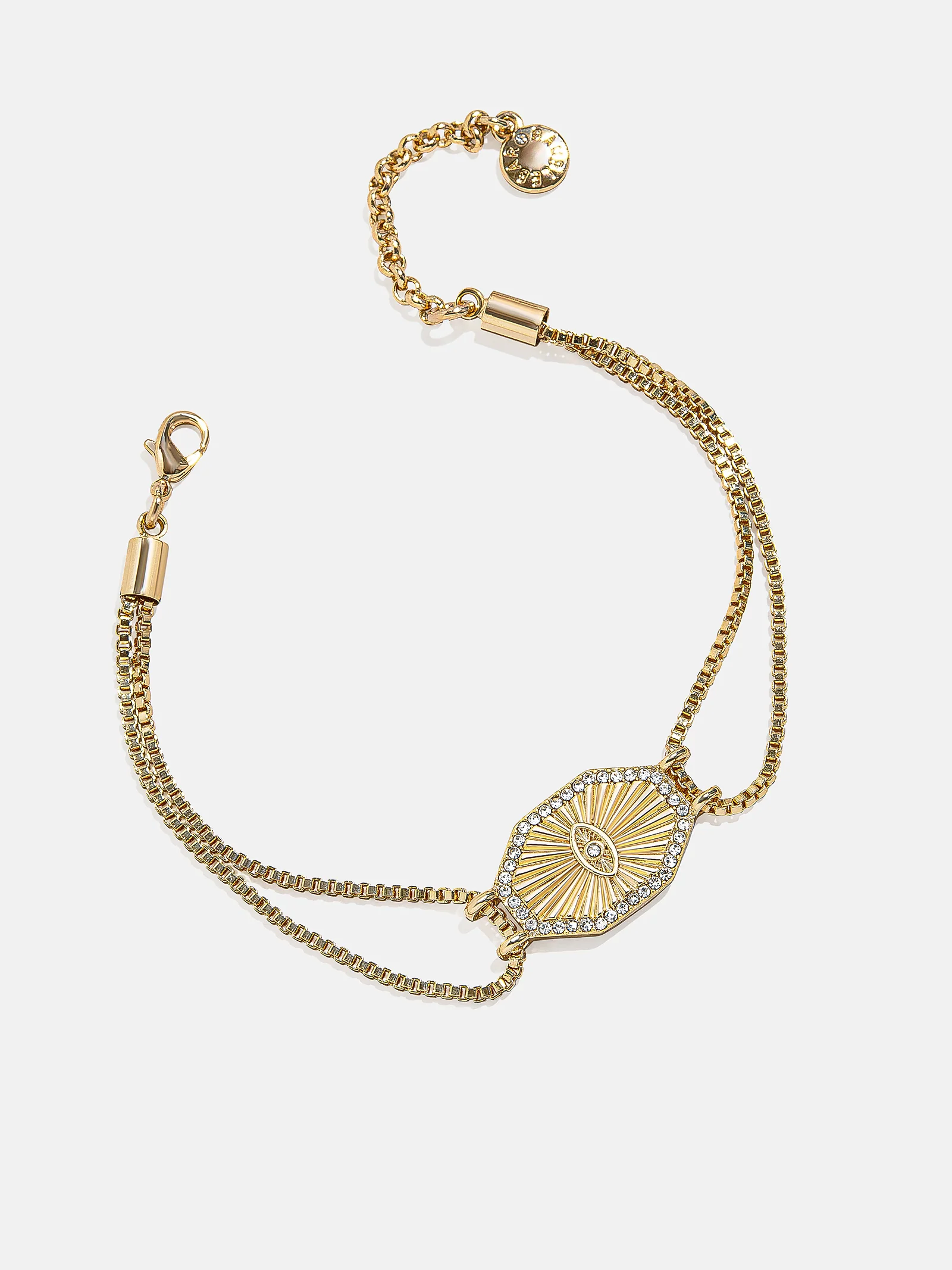 Evil Eye Reversible Bracelet - Gold/Turquoise - Image 4