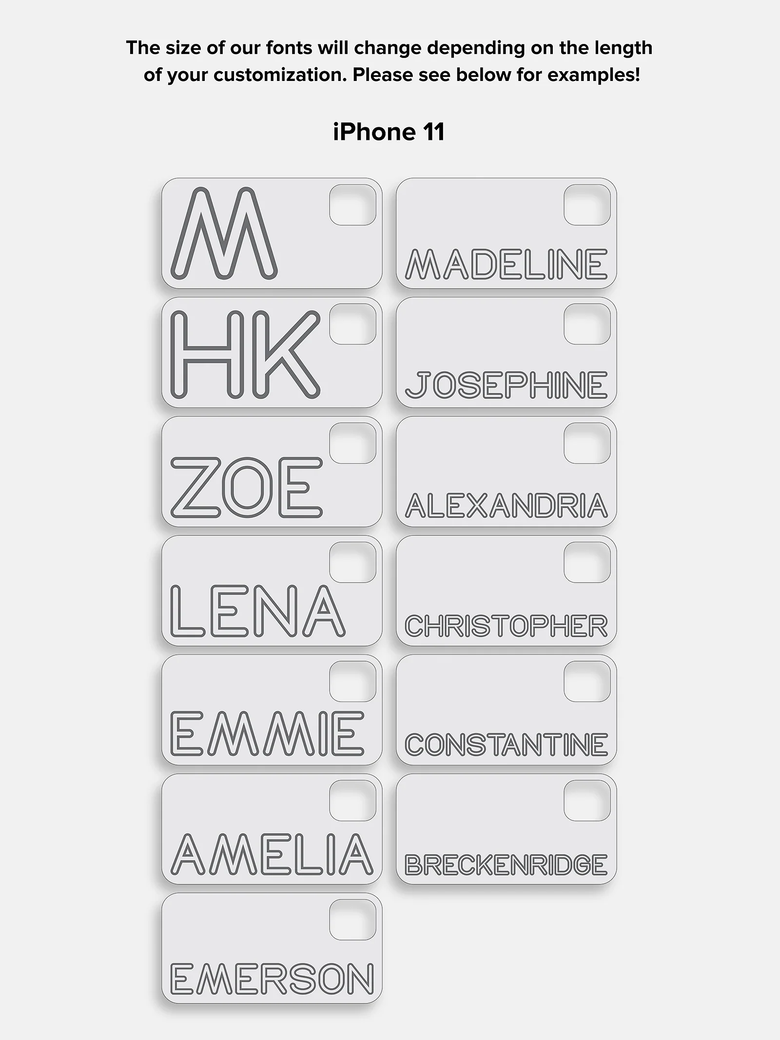 Fine Line Custom iPhone Case - Orange/Orange - Image 7