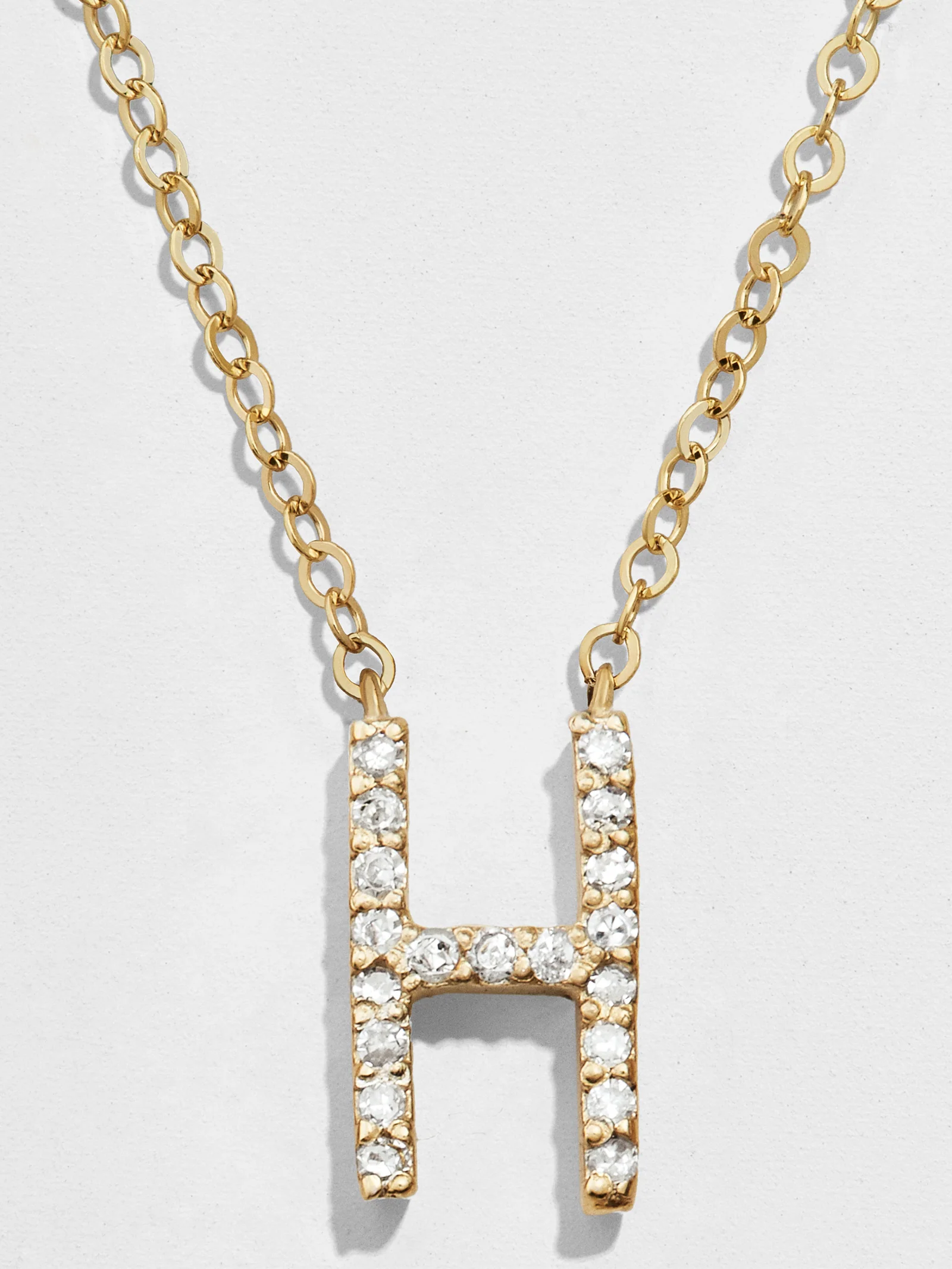 14K Gold Diamond Initial Necklace - Image 11