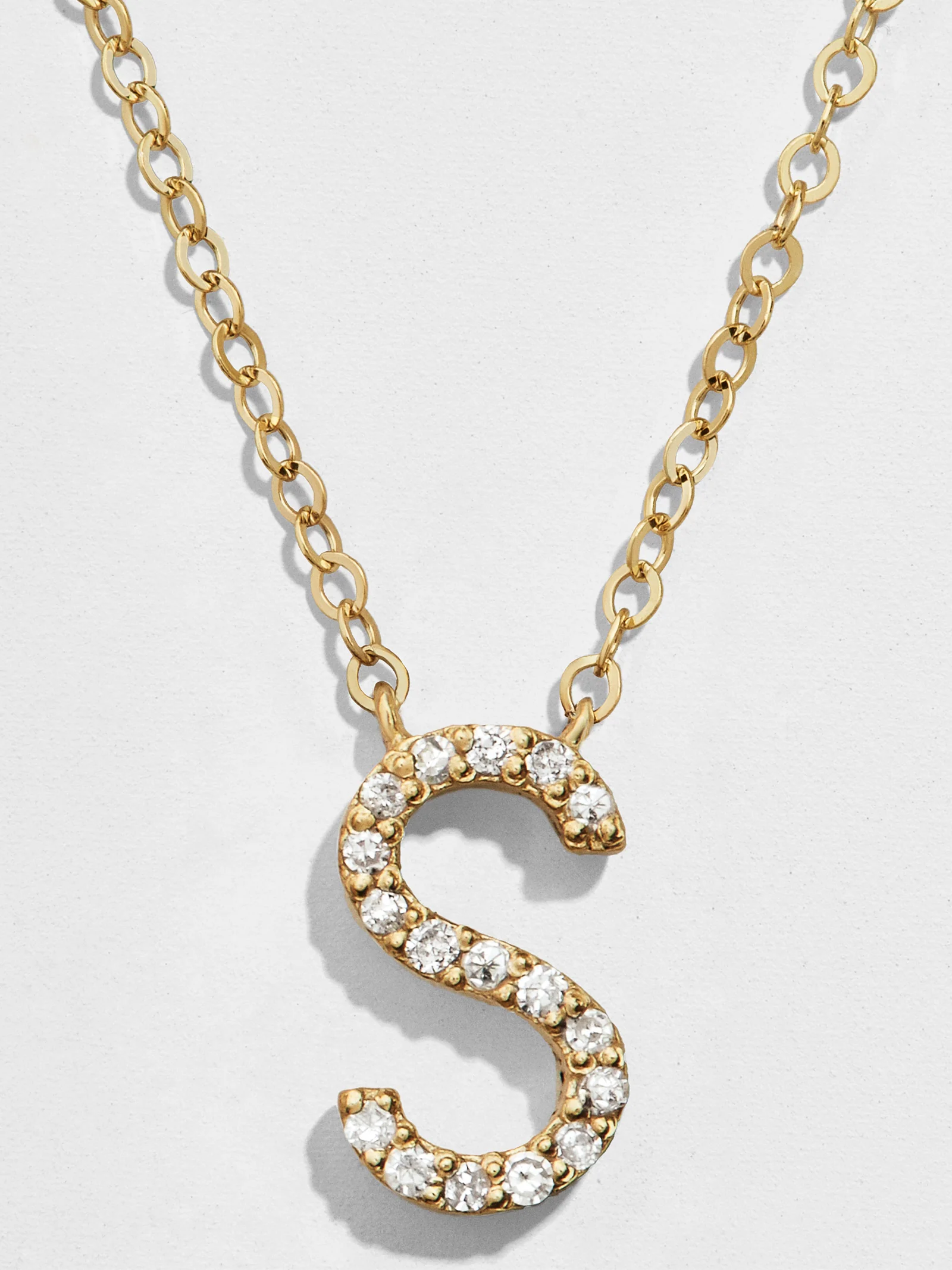 14K Gold Diamond Initial Necklace - Image 21