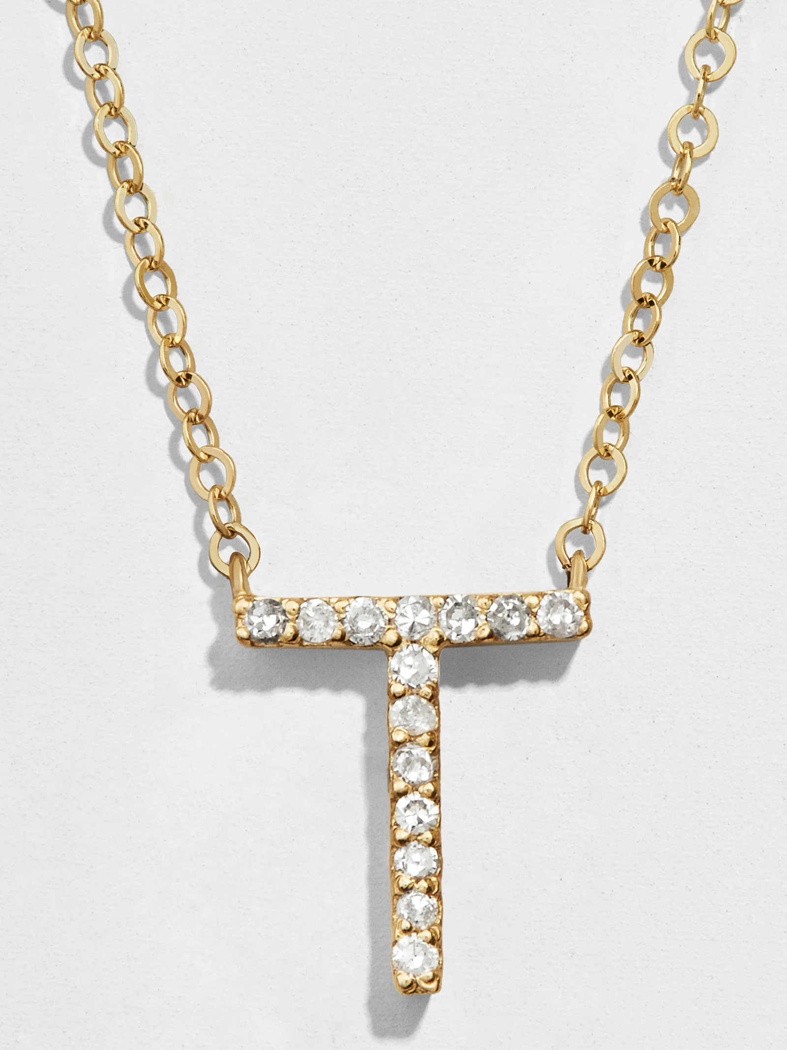 14K Gold Diamond Initial Necklace - Image 22