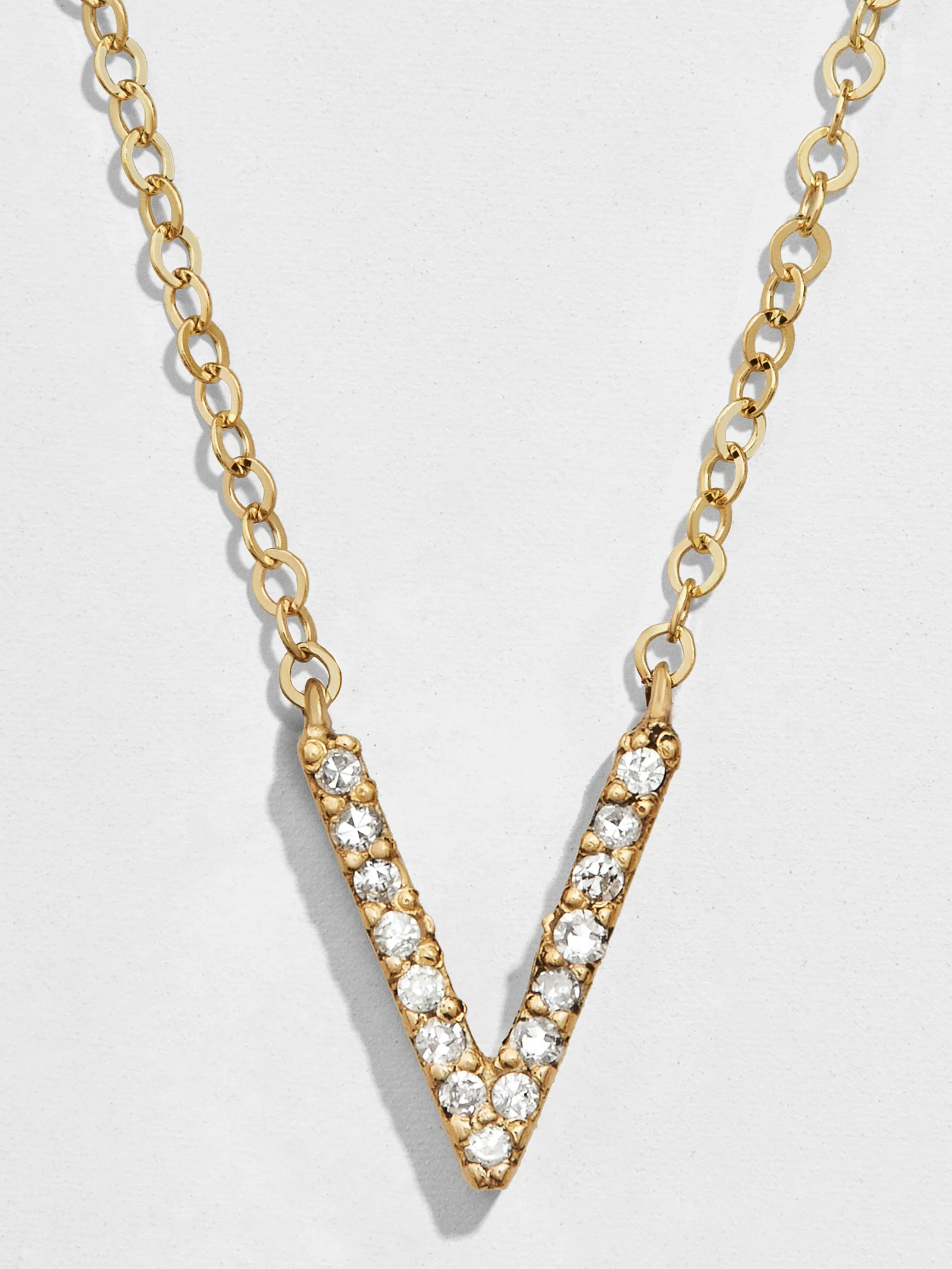 14K Gold Diamond Initial Necklace - Image 23
