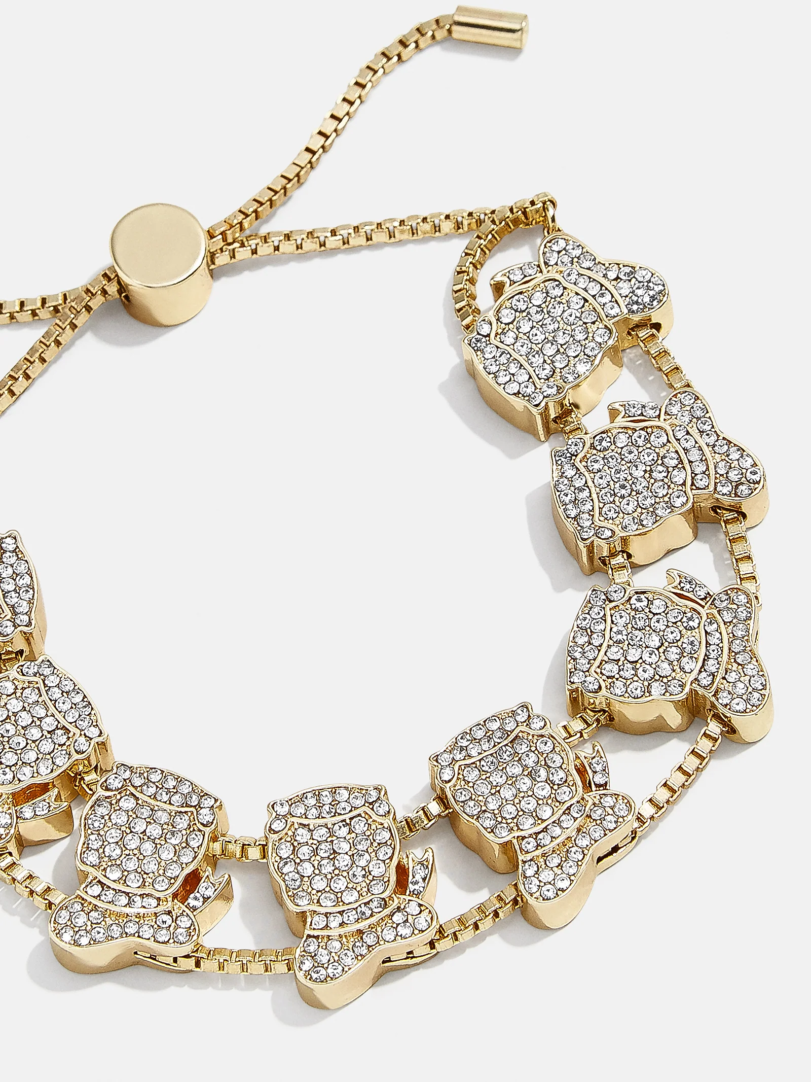 Disney Icon Slider Bracelet - Gold/Pavé - Image 3