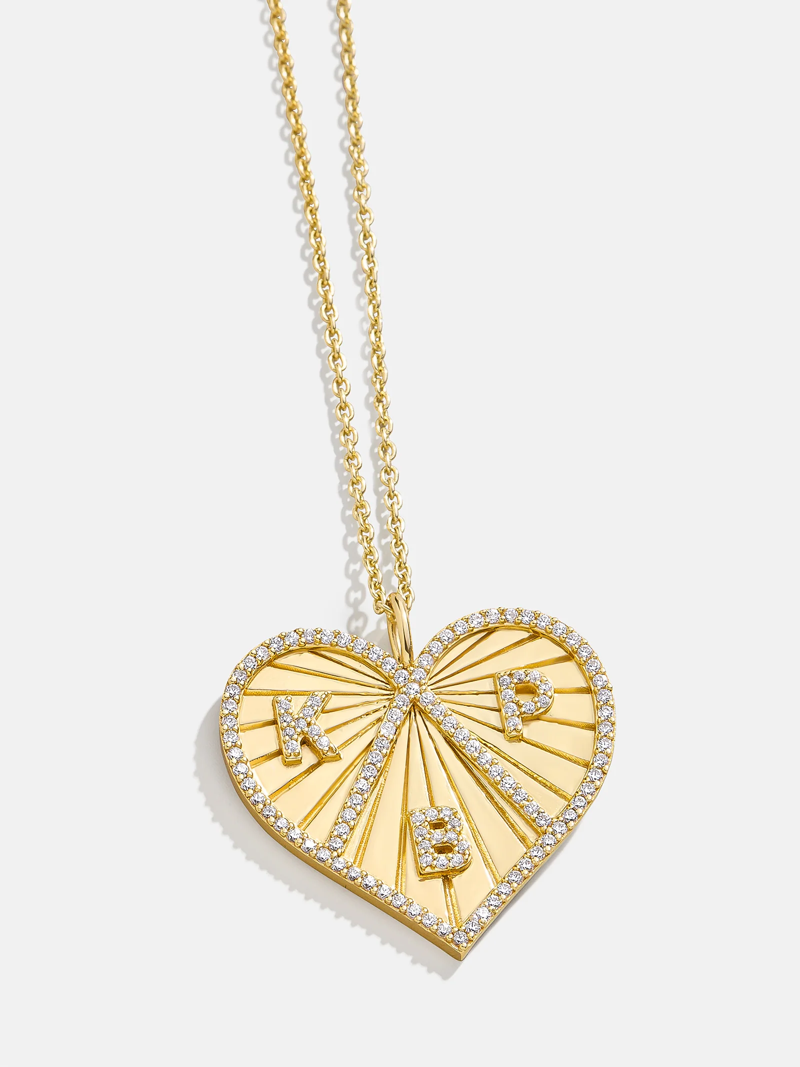 14K Gold Custom Heart Necklace - Image 5