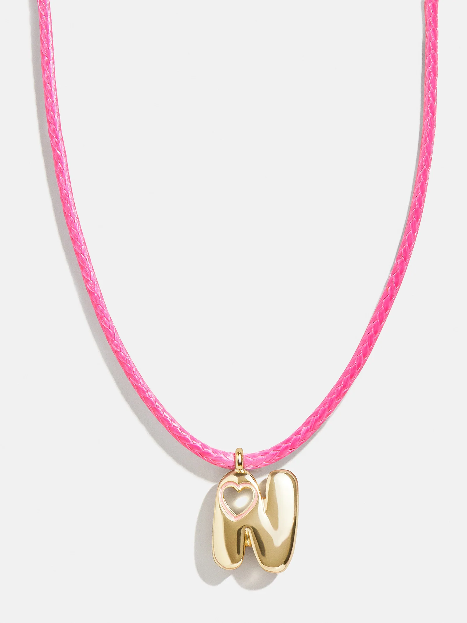 Pretty in Pink Kids Initial Necklace - Light Pink - Image 17