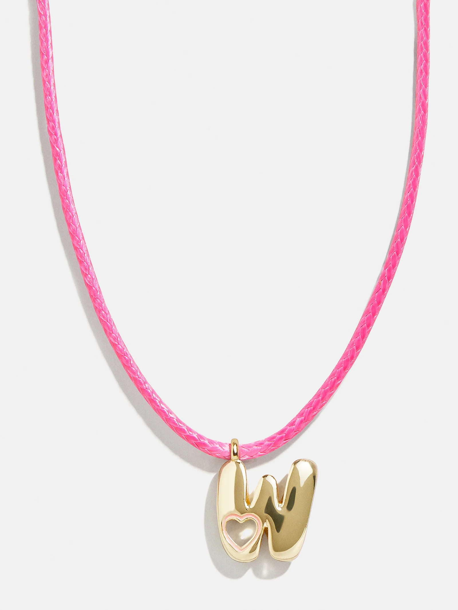 Pretty in Pink Kids Initial Necklace - Light Pink - Image 23