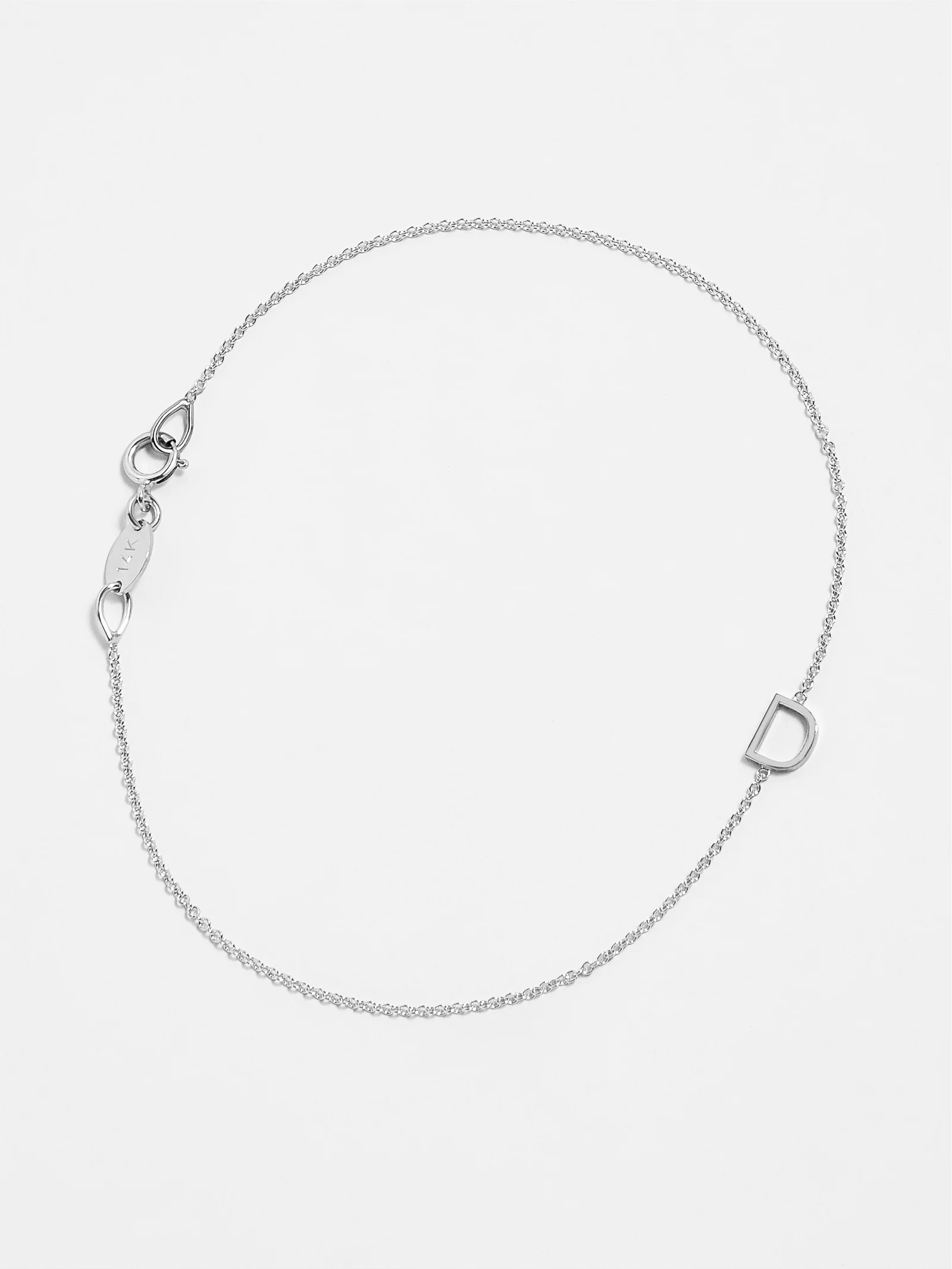 Maya Brenner Mini Letter Bracelet - Image 5