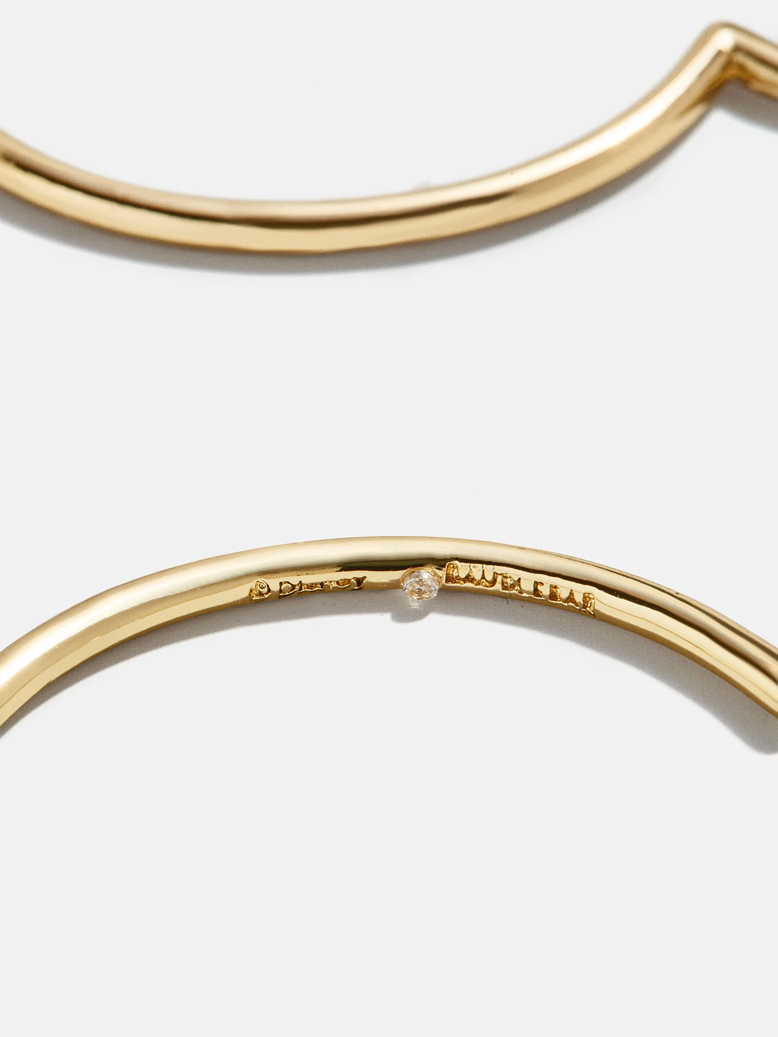 Mickey Mouse Disney Outline Hoop Earrings - Mickey Mouse - Image 3