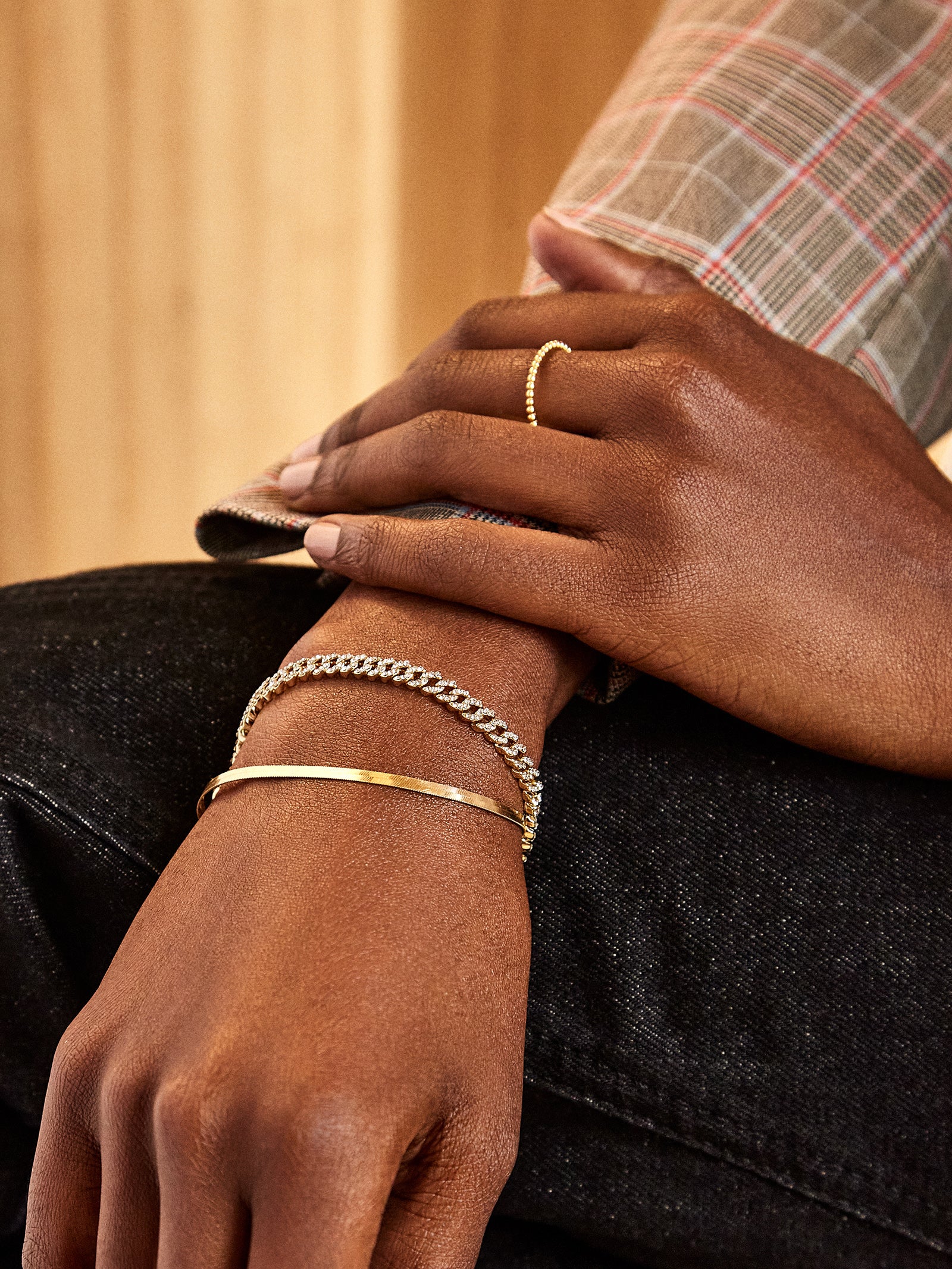 Miley Bracelet - Gold/Pavé - Image 4