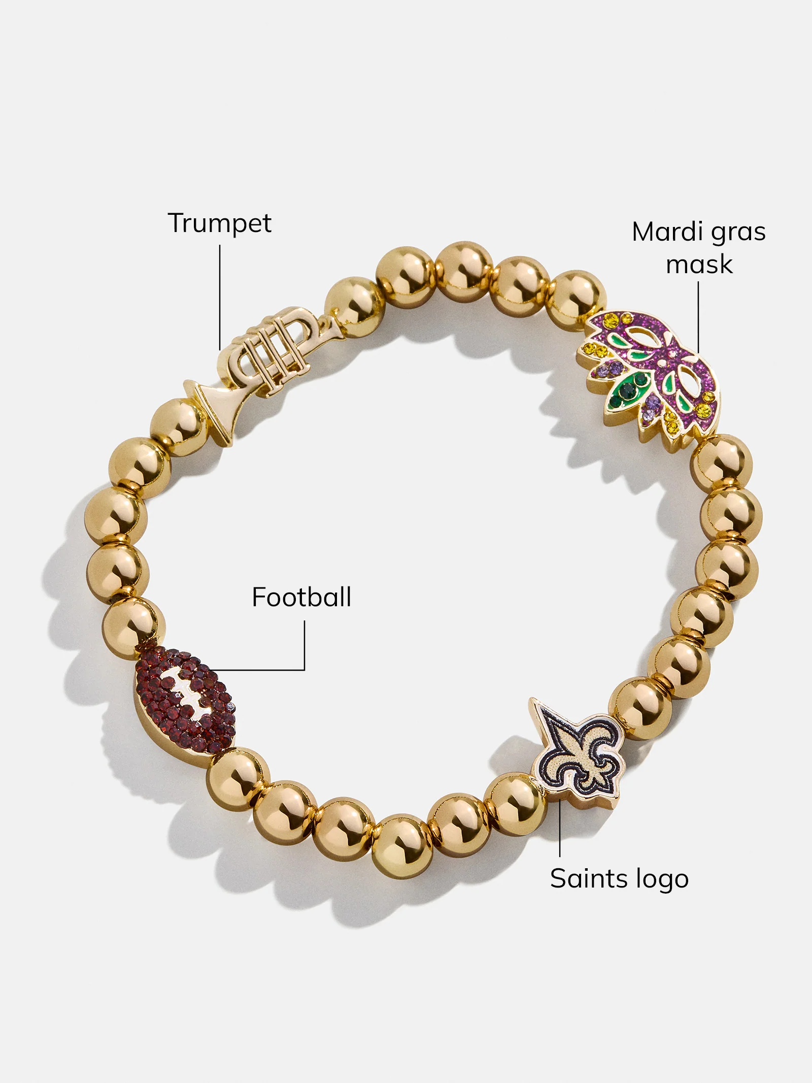 NFL Pisa Charm Bracelet - New Orleans Saints - Image 3