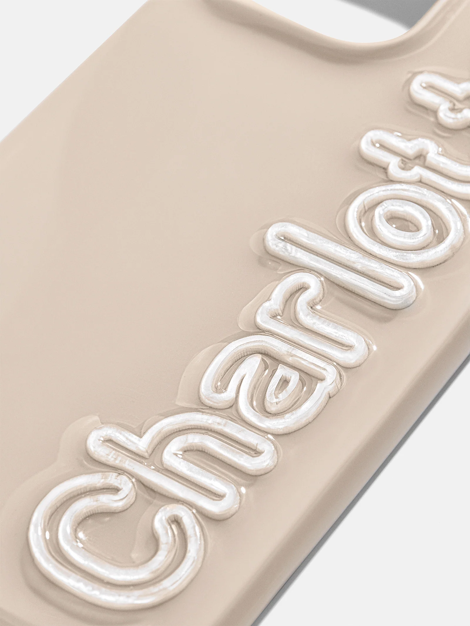 All the Beige Custom iPhone Case - Beige/Pearl - Image 5