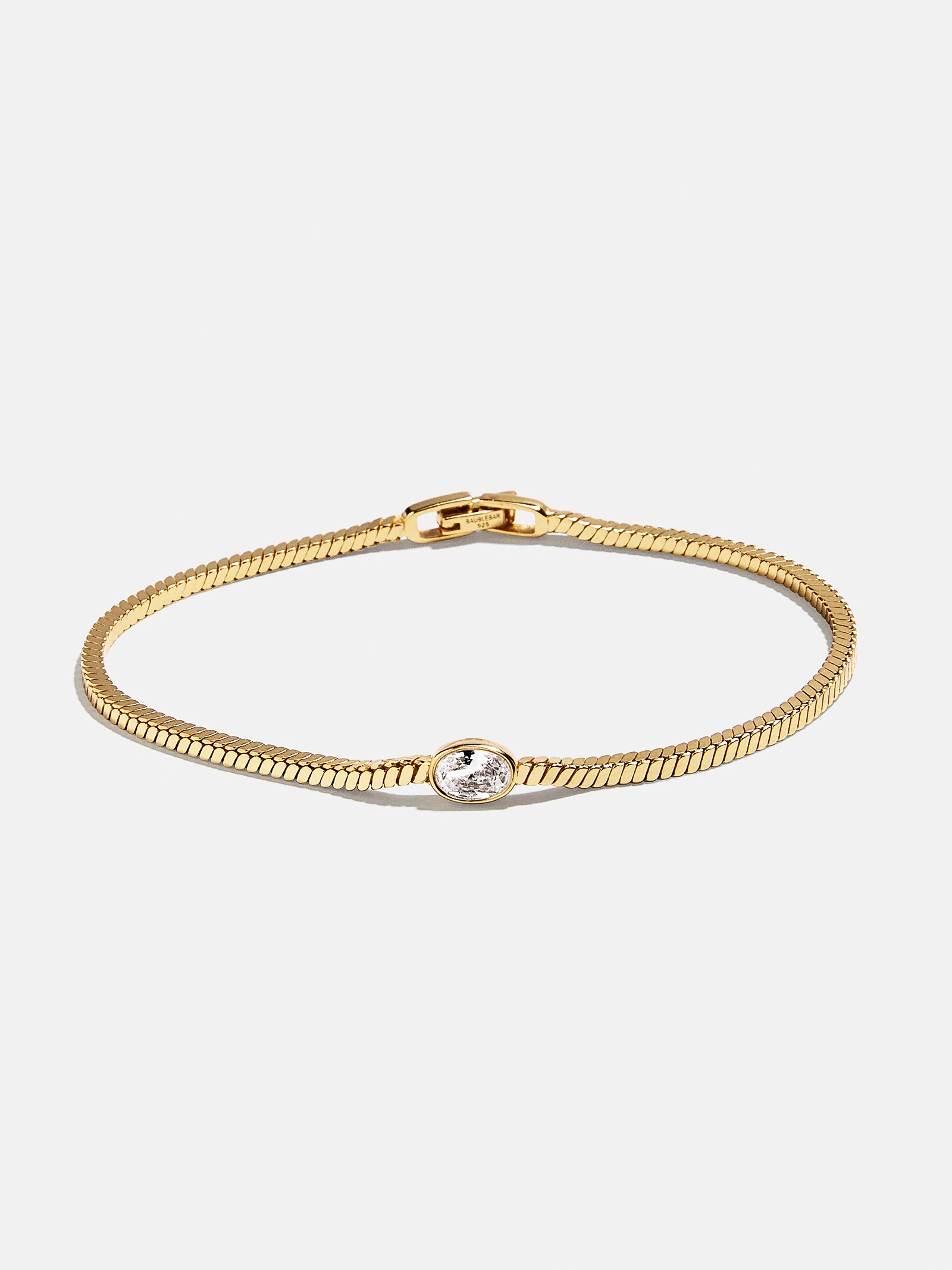 Lana 18K Gold Bracelet - Gold/Pavé - Image 3