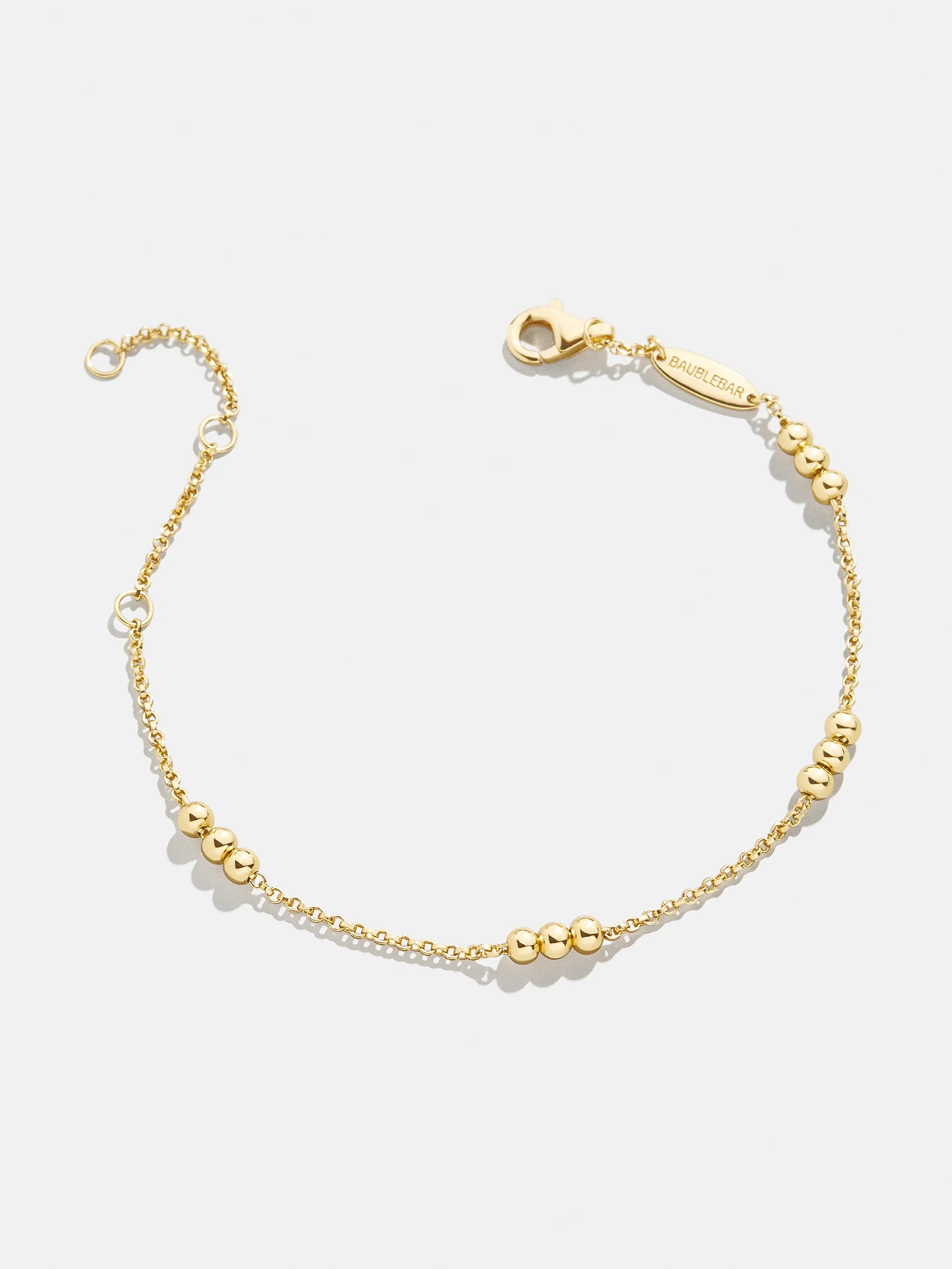 Rylee 14K Gold Bracelet - Gold Bead - Image 3