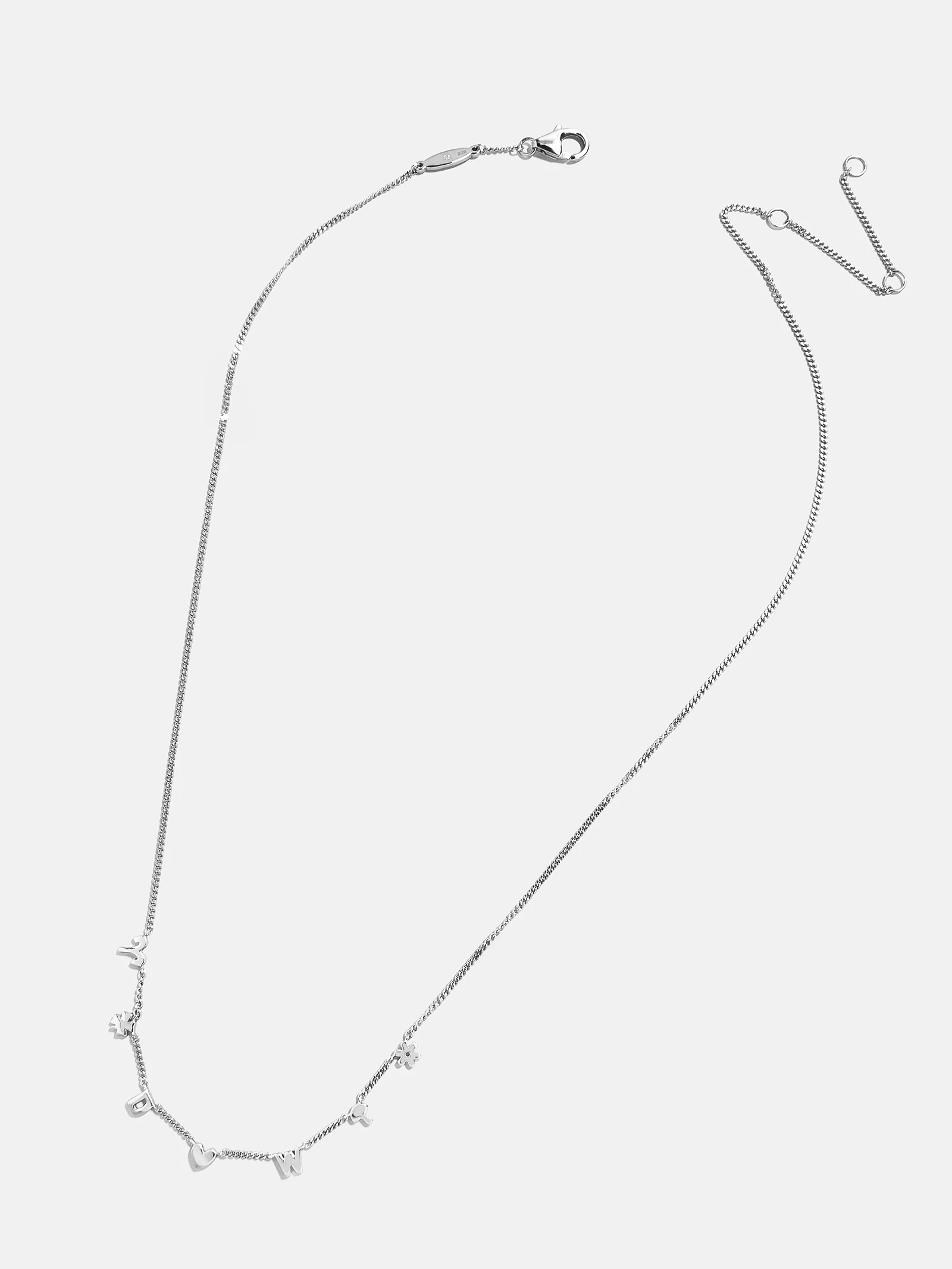 Mini Sterling Silver Custom Icon Necklace - Sterling Silver - Image 4