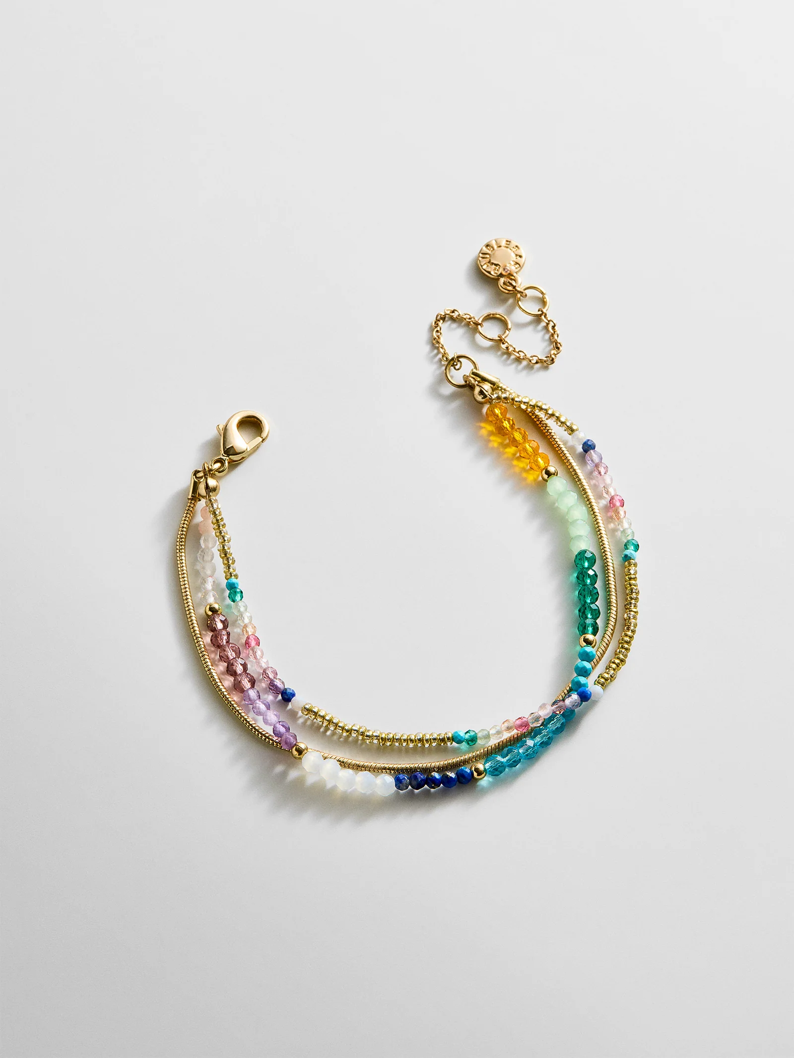 Rowan Semi-Precious Layered Bracelet - Capri - Image 3