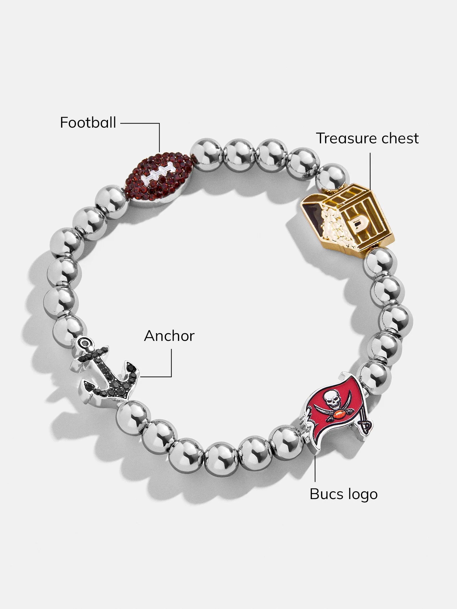 NFL Pisa Charm Bracelet - Tampa Bay Buccaneers - Image 3