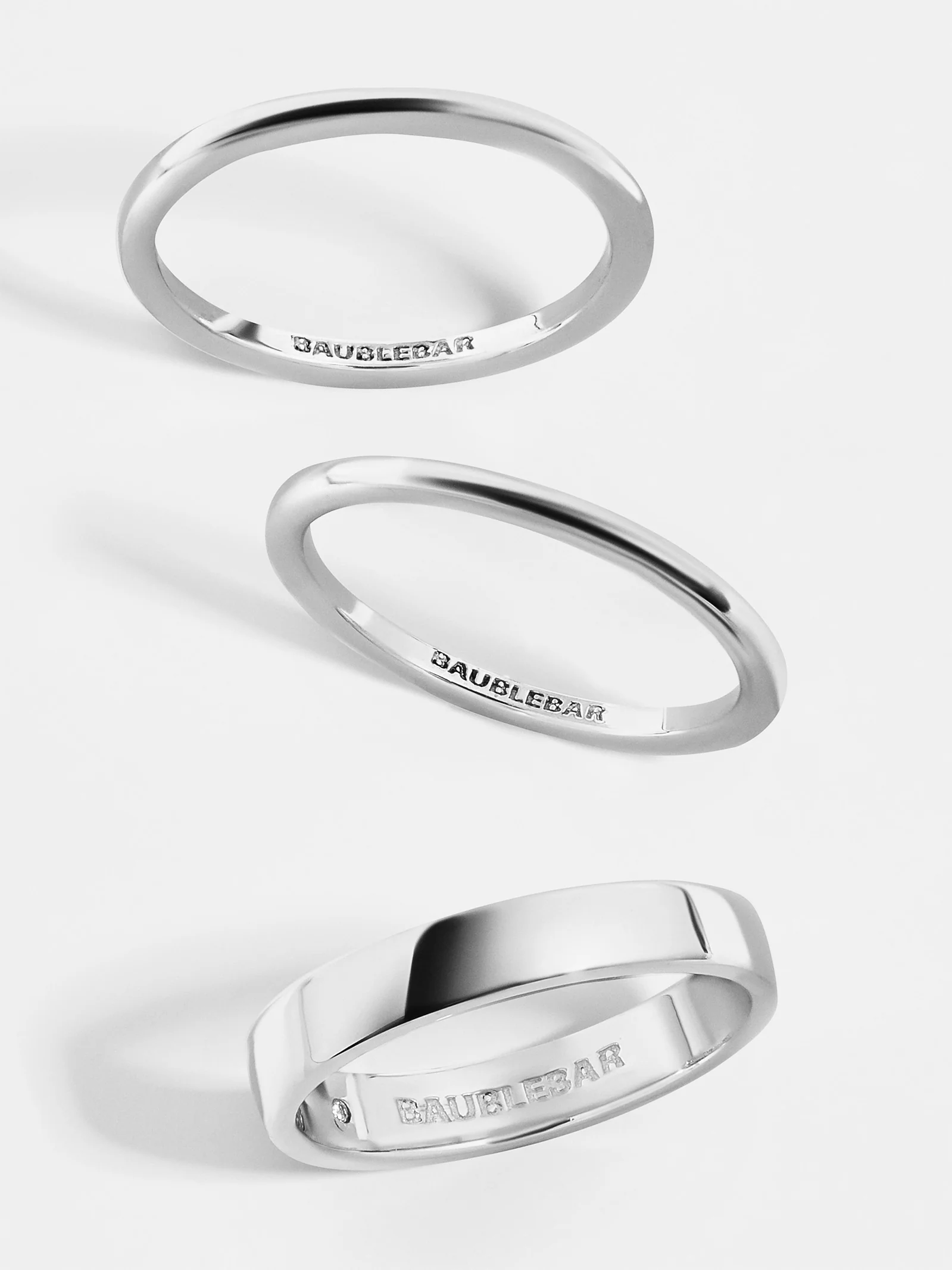 Tris 18K Gold Ring Set - Gold - Image 4