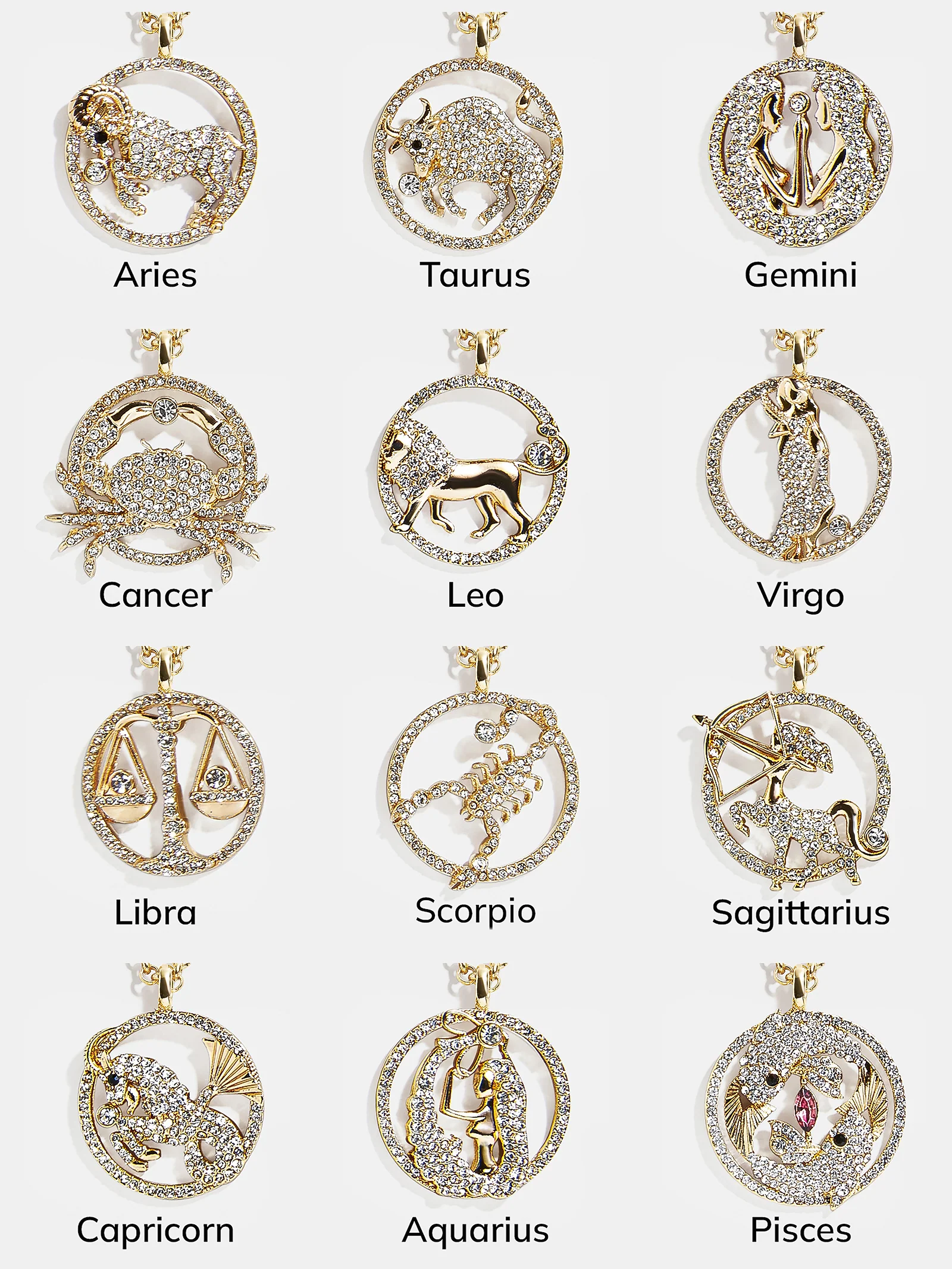 Andrea Zodiac Necklace - Aries - Image 3